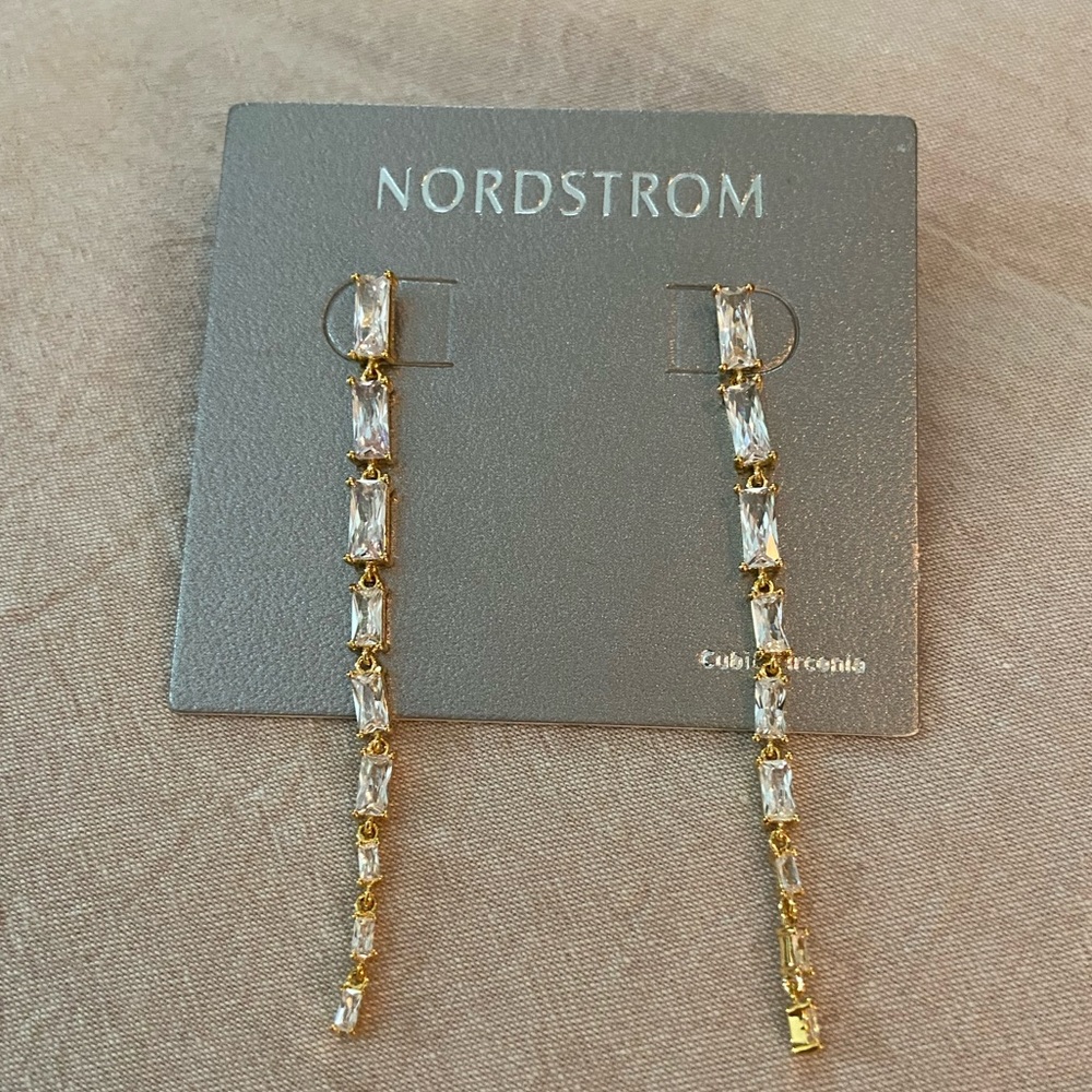 Nordstrom Cubic Zirconia Drop Earrings